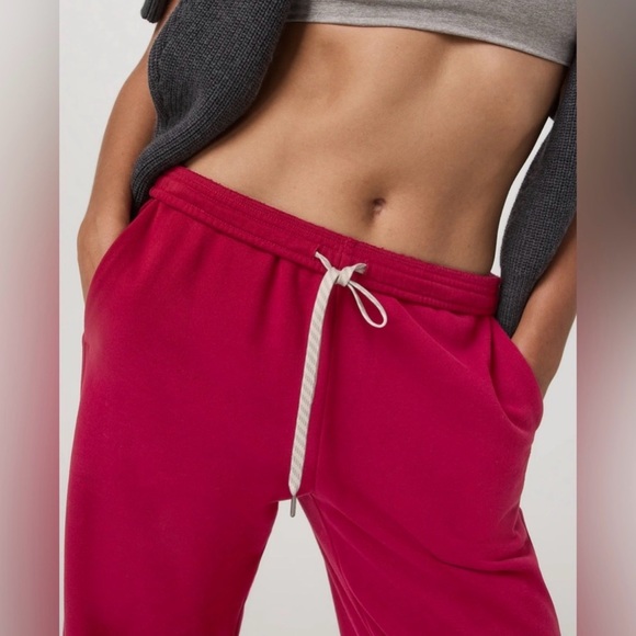 Vuori Sedona Straight Leg Sweatpant in Strawberry Sz. Large - Picture 4 of 7